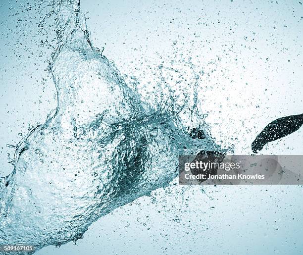exploding balloon, liquid - water explosion stock pictures, royalty-free photos & images