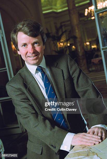 Conservative MP Colin Moynihan, 4th Baron Moynihan, 5th January 1999. Images taken to accompany an interview with Angela Levin.