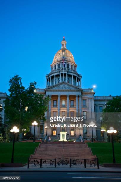 colorado state capitol building - colorado state capitol building stock pictures, royalty-free photos & images
