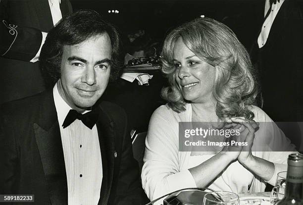 Neil Diamond and wife Marcia circa 1981 in New York City.