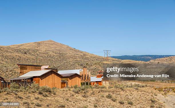 walhachin, a ghost town, british columbia, canada - mieneke andeweg stock pictures, royalty-free photos & images