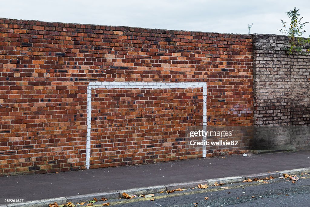 Painted goal