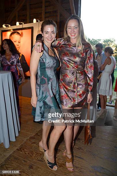 Ilana Weinstein and Anna Nikolayevsky attend the Guild Hall Summer Gala at Guild Hall on August 12, 2016 in East Hampton, New York.