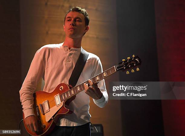 Guitarist Heath Fogg of the Alabama Shakes performs at The Greek Theatre on August 12, 2016 in Berkeley, California.