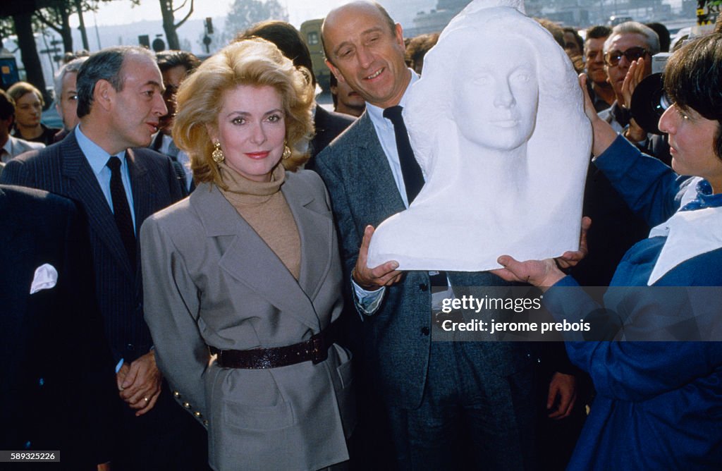 Catherine Deneuve and Pierre Bonte