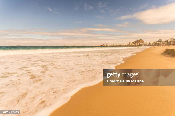 copacabana beach - olimpiadas stock pictures, royalty-free photos & images