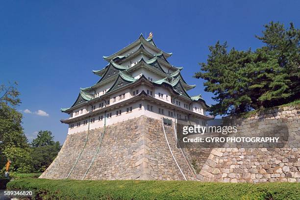 nagoya castle. aichi prefecture, japan - prefectura de aichi fotografías e imágenes de stock