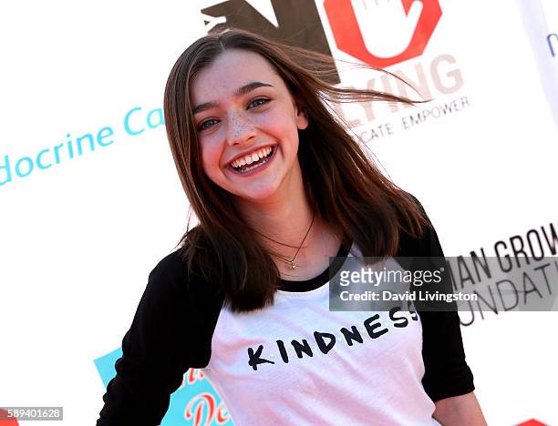 Actress Ashley Boettcher attends the Say NO Bullying Festival at Griffith Park on August 13, 2016 in Los Angeles, California.