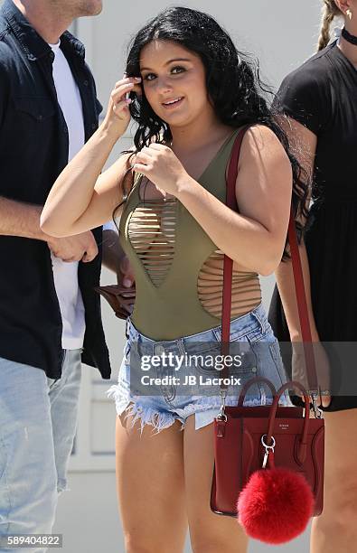 Ariel Winter attends the 4th Annual Just Jared Summer Bash on August 13, 2016 in Los Angeles, California.