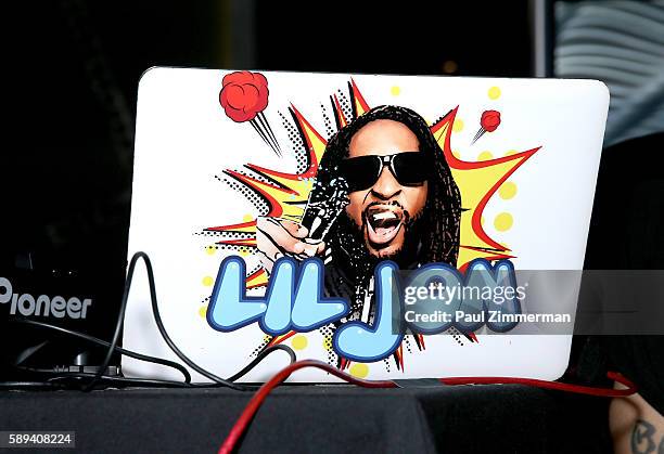General atmosphere during rapper Lil Jon's performance as a DJ at Mount Airy Casino Resort's Get Wet on August 13, 2016 in Mount Pocono, Pennsylvania.