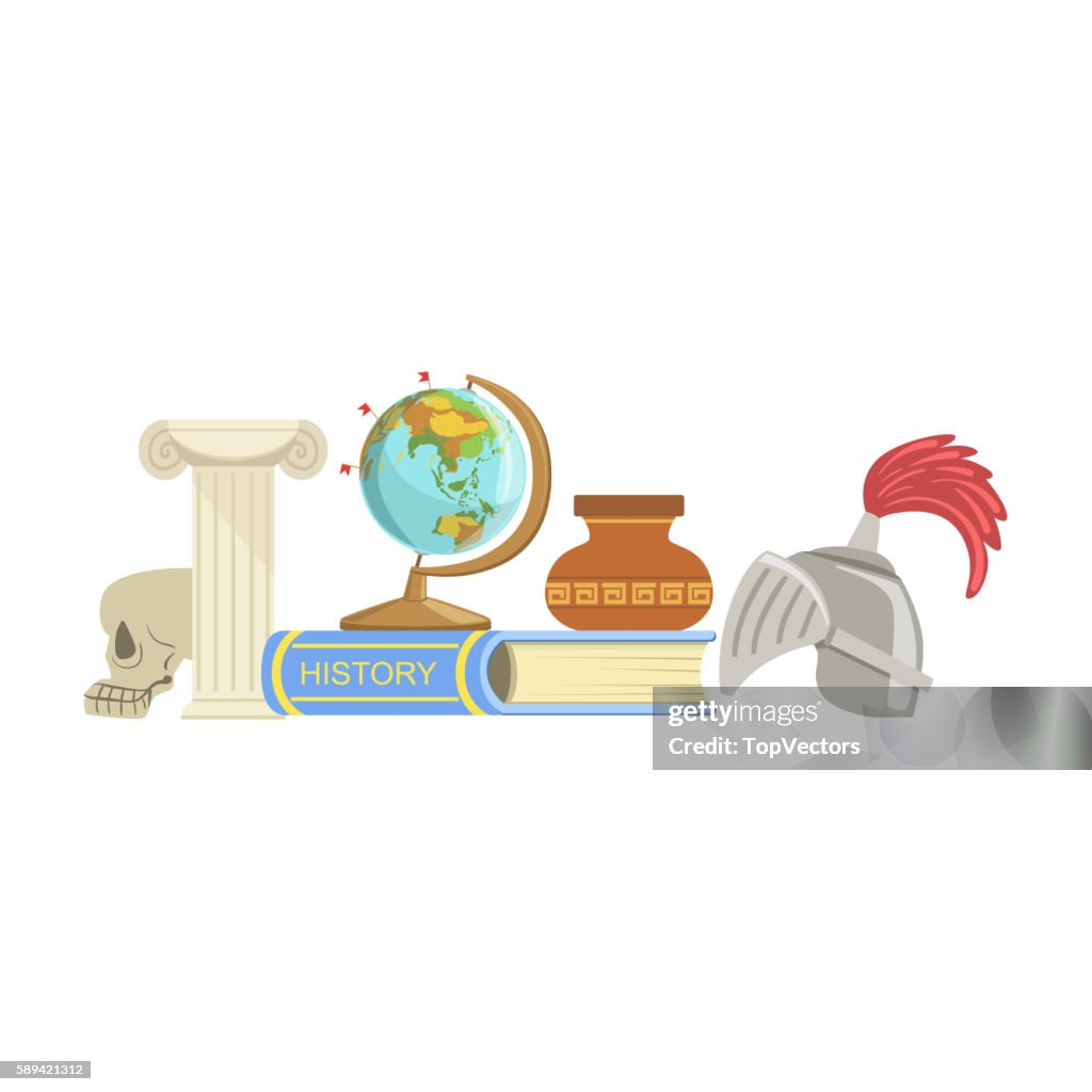 History Class Set Of Objects High-Res Vector Graphic - Getty Images