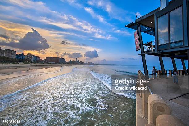 moyo pier - durban stock pictures, royalty-free photos & images