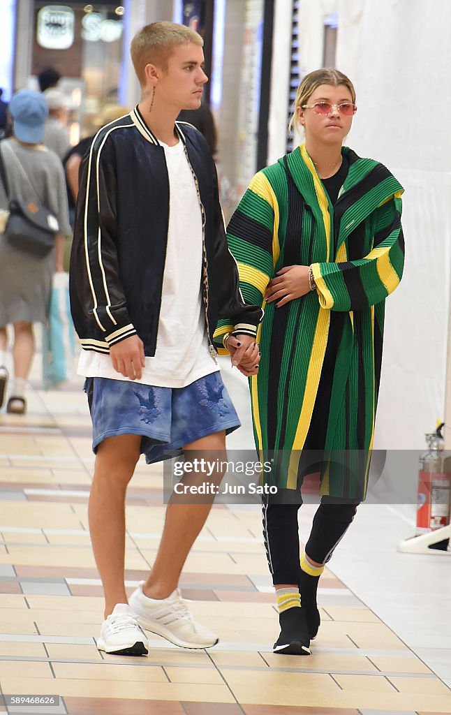 Justin Bieber And Sofia Richie Sighting In Tokyo