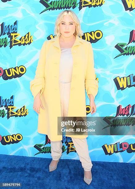 Hayley Hasselhoff attends the 4th Annual Just Jared Summer Bash on August 13, 2016 in Los Angeles, California.