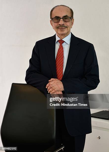 Adi Godrej, Chairman of Godrej Group, poses during an exclusive interview with Hindustan Times at Godrej One, on August 11, 2016 in Mumbai, India.