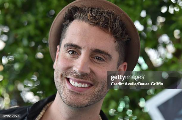 Singer Nick Fradiani arrives at the Teen Choice Awards 2016 at The Forum on July 31, 2016 in Inglewood, California.