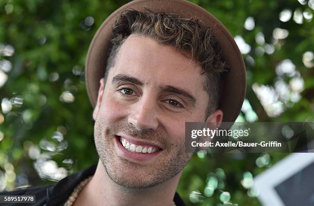 Singer Nick Fradiani arrives at the Teen Choice Awards 2016 at The Forum on July 31, 2016 in Inglewood, California.