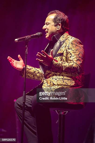 Rahat Fateh Ali Khan performs at The O2 Arena on August 14, 2016 in London, England.
