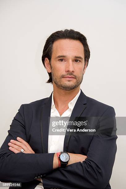 Rodrigo Santoro at the "Ben-Hur" Press Conference at the Four Seasons Hotel on August 5, 2016 in Beverly Hills, California.