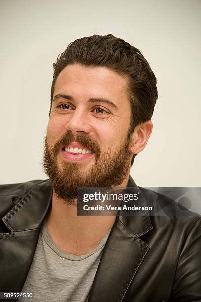 Toby Kebbell at the "Ben-Hur" Press Conference at the Four Seasons Hotel on August 5, 2016 in Beverly Hills, California.