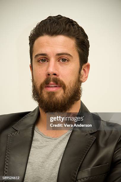 Toby Kebbell at the "Ben-Hur" Press Conference at the Four Seasons Hotel on August 5, 2016 in Beverly Hills, California.