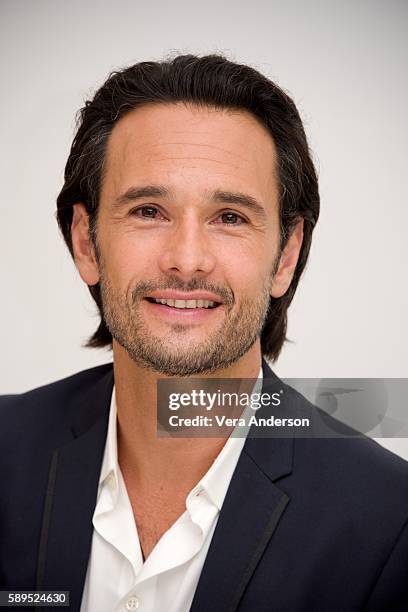 Rodrigo Santoro at the "Ben-Hur" Press Conference at the Four Seasons Hotel on August 5, 2016 in Beverly Hills, California.
