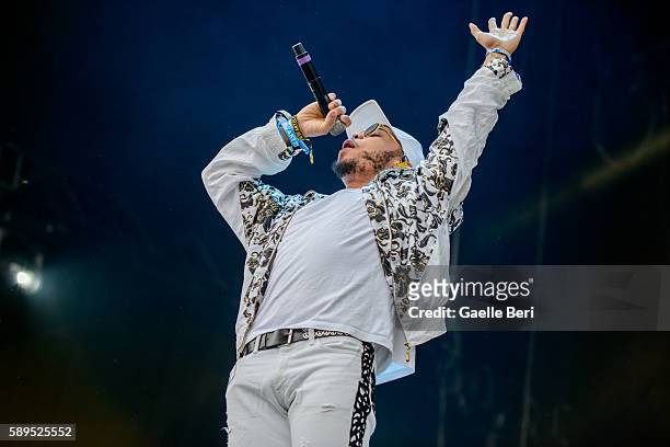 Anderson .Paak & The Free Nationals performs live at Flow Festival on August 14, 2016 in Helsinki, Finland.