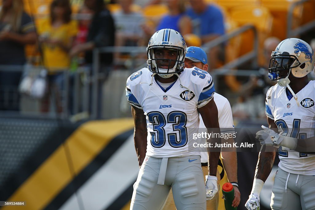 Detroit Lions v Pittsburgh Steelers