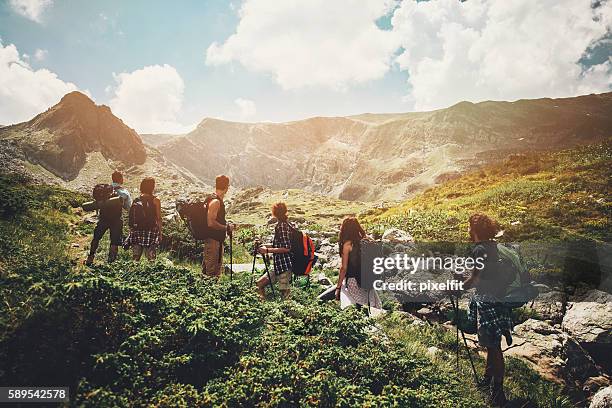 high in the mountain - travel arrangement stock pictures, royalty-free photos & images