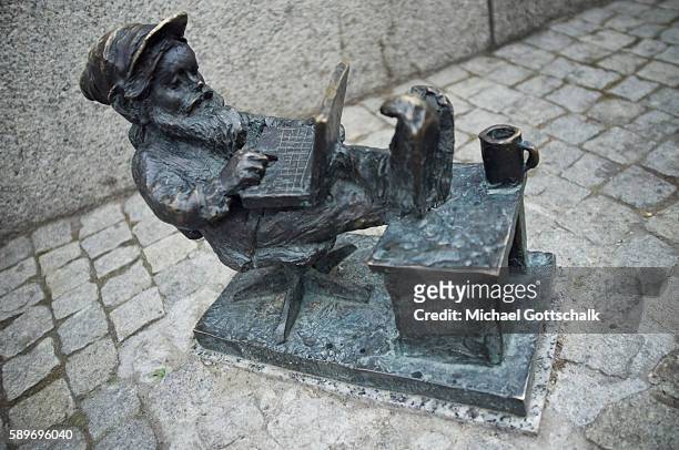 Wroclaw, Poland dwarfs bronze statue as a symbol of the resistance against the communist regime on June 12, 2016 in Wroclaw, Poland.