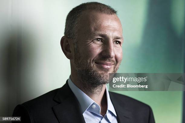 Billionaire Andrey Melnichenko, owner of EuroChem Group AG, poses for a photograph in London, U.K., on Monday, Aug. 15, 2016. EuroChem Group AGs new...