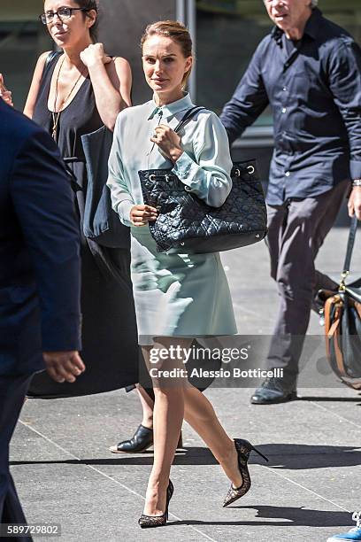 Natalie Portman seen in Midtown on August 15, 2016 in New York, New York.