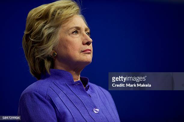 Scranton, PA Democratic Presidential candidate Hillary Clinton holds a rally with Vice President Joe Biden at Riverfront Sports athletic facility on...