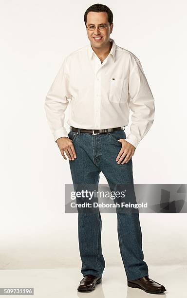 Deborah Feingold/Corbis via Getty Images) NEW YORK Disgraced Subway spokesman Jared Fogle posing on April 7, 2006 in New York City, New York.