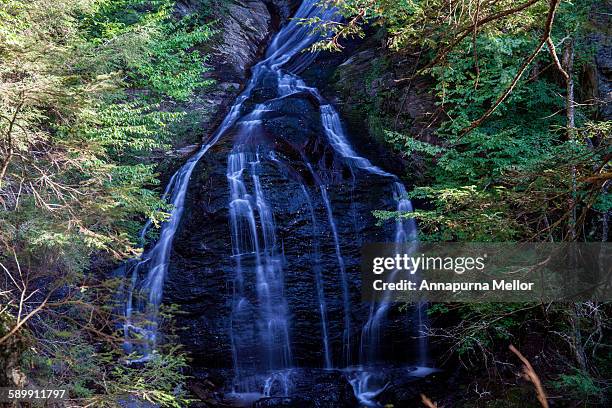 Moss Glen Falls Near Stowe Vermont High-Res Stock Photo