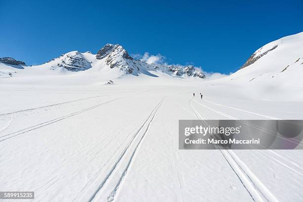 glacier de l'etendard - marca de esqui - fotografias e filmes do acervo