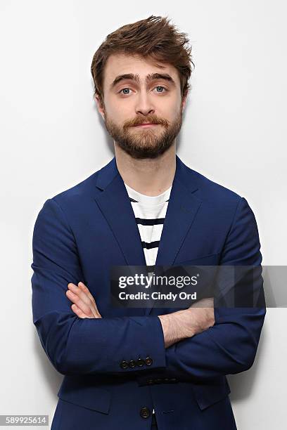 Actor Daniel Radcliffe visits the SiriusXM Studios on August 15, 2016 in New York City.