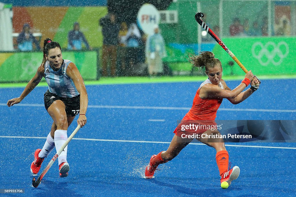 Netherlands v Argentina  Hockey - Olympics: Day 10