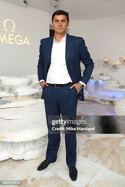 Aleksandr Popovpictured at Swimming Legends night at OMEGA House Rio 2016 on August 15, 2016 in Rio de Janeiro, Brazil.