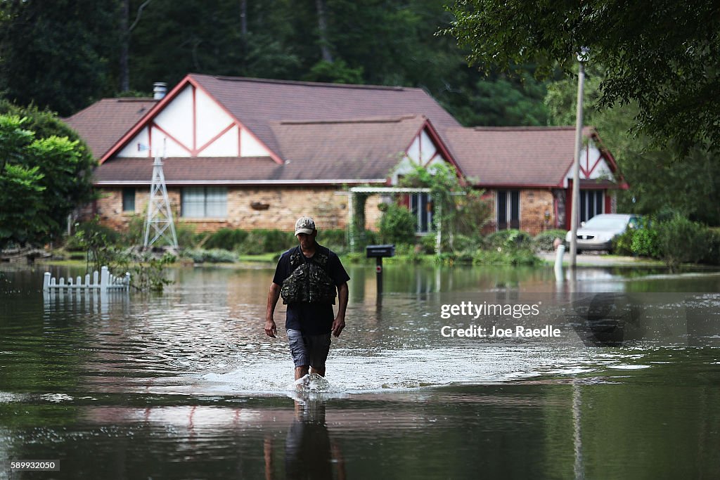 Torrential Rains Bring Historic Floods To Southern Louisiana