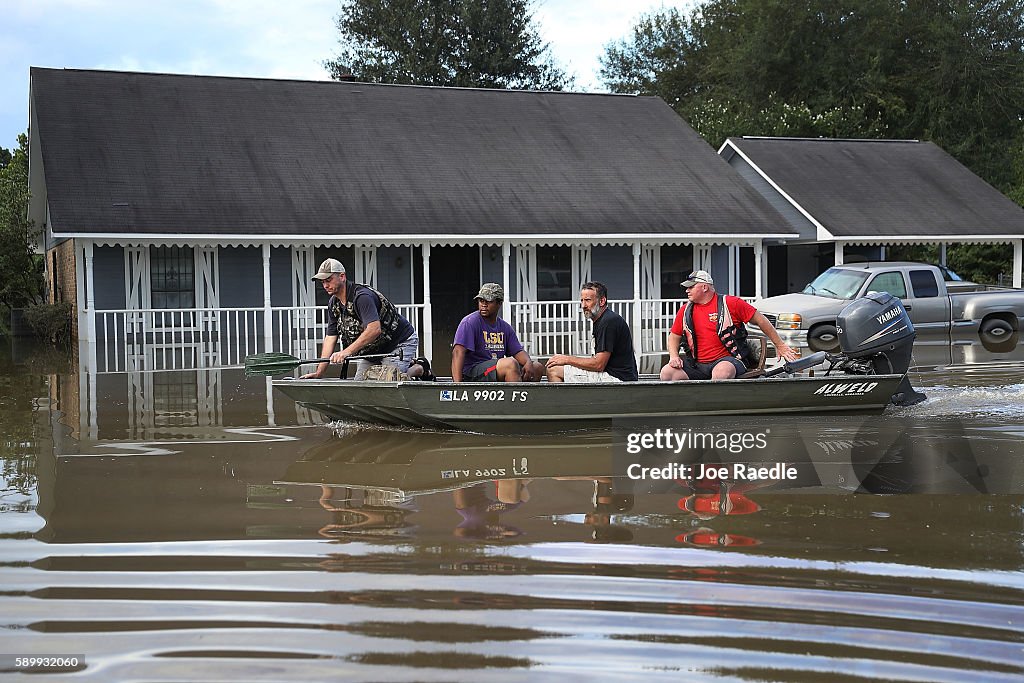 Torrential Rains Bring Historic Floods To Southern Louisiana