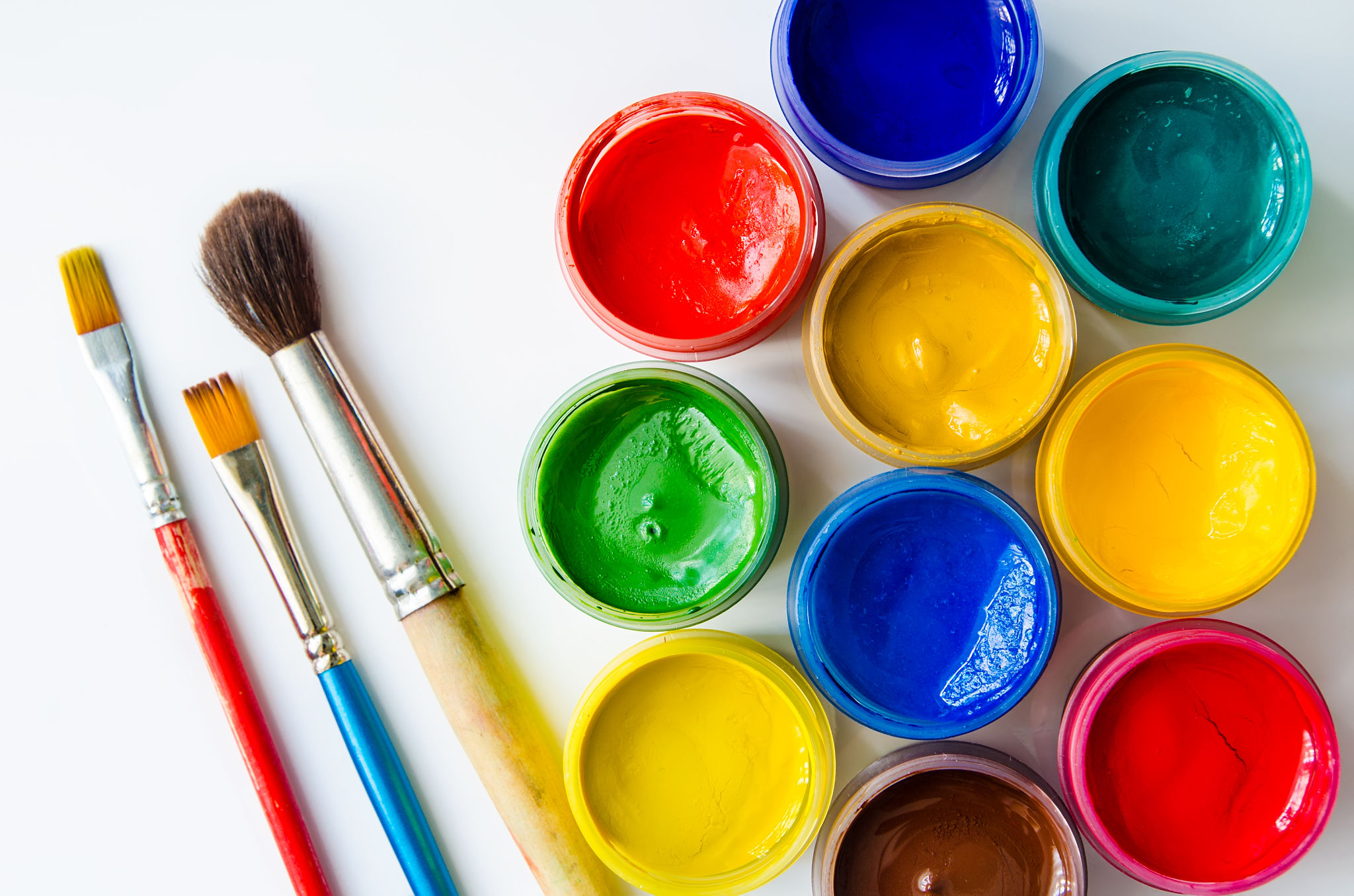 painted pots