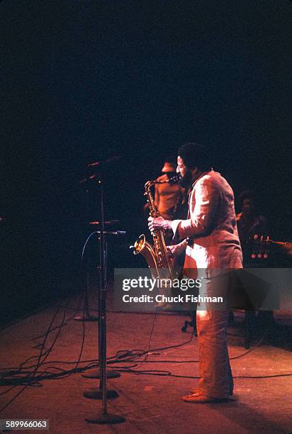 American Jazz musician Sonny Rollins performs onstage at the Newport Jazz Festival, Saratoga Springs, New York, July 1978.