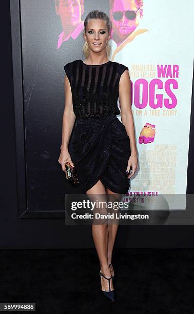 Actress Heather Morris attends the premiere of Warner Bros. Pictures' "War Dogs" at the TCL Chinese Theatre on August 15, 2016 in Hollywood,...