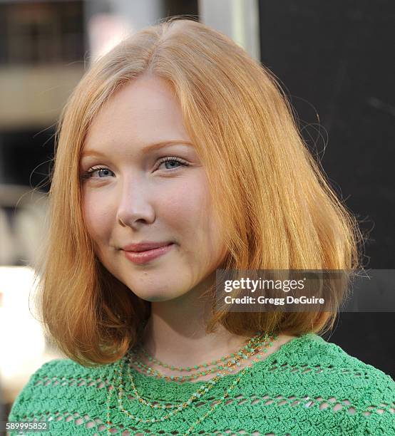 Actress Molly Quinn arrives at the premiere of Warner Bros. Pictures' "War Dogs" at TCL Chinese Theatre on August 15, 2016 in Hollywood, California.