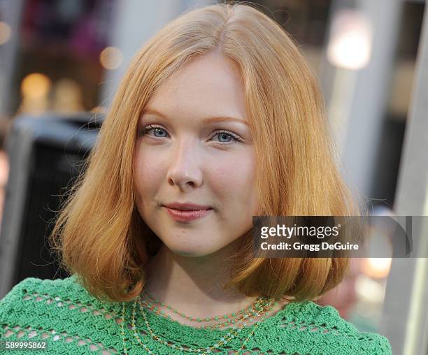 Actress Molly Quinn arrives at the premiere of Warner Bros. Pictures' "War Dogs" at TCL Chinese Theatre on August 15, 2016 in Hollywood, California.