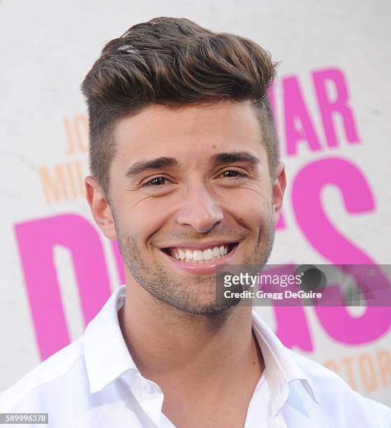 Singer Jake Miller arrives at the premiere of Warner Bros. Pictures' "War Dogs" at TCL Chinese Theatre on August 15, 2016 in Hollywood, California.