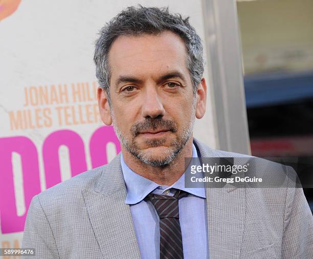 Director Todd Phillips arrives at the premiere of Warner Bros. Pictures' "War Dogs" at TCL Chinese Theatre on August 15, 2016 in Hollywood,...