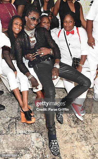 Young Thug attends Young Thug aka Jeffery's Birthday Celebration at Gallery 874 on August 15, 2016 in Atlanta, Georgia.