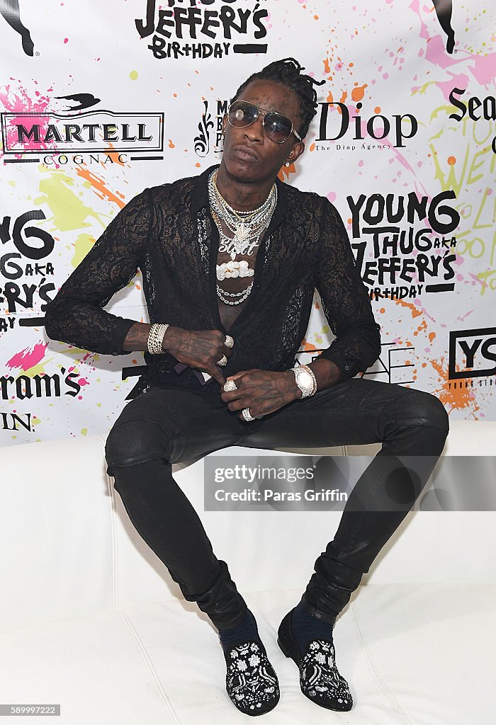 Young Thug Private Birthday Celebration